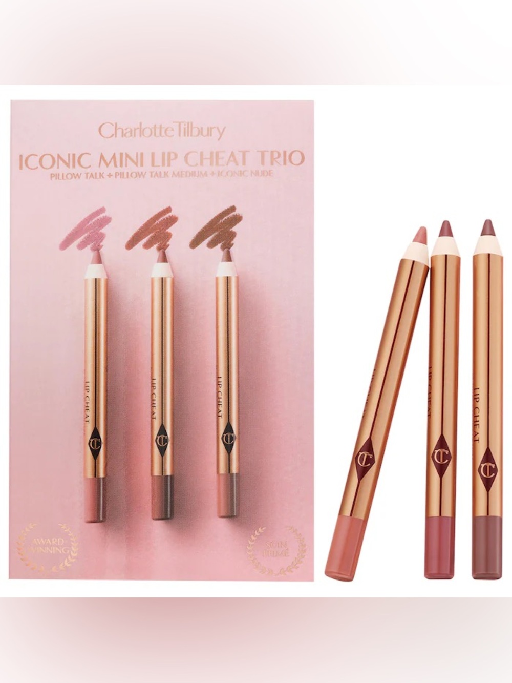 Charlotte Tilbury Mini iconic Lip Cheat lip liner Trio